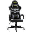 Vinsetto Racing Gaming Chair w/ Lumbar Support, Gamer Office Chair, Black Grey