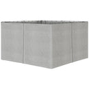 Outsunny 3 x 4(m) Universal Gazebo Replacement Sidewall Set w/ 4 Panels, Grey