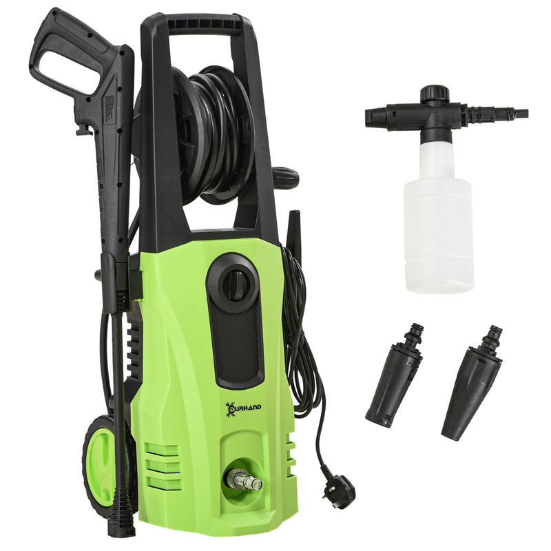 DURHAND Portable Power Washer 1800W, 150 Bar, 510 L/h for Garden, Car, Furniture