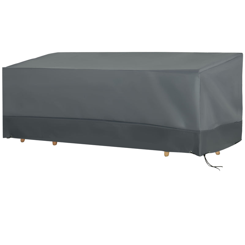Outsunny 190x72x76cm Rectangular Patio Furniture Cover for Chairs 600D Oxford