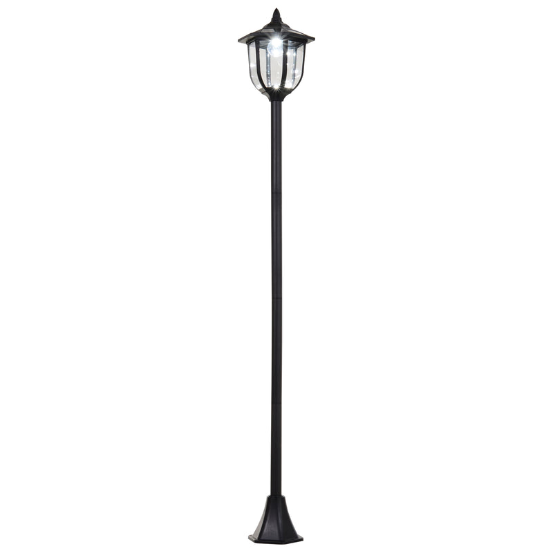 Outsunny Solar Torch Lights Outdoor Garden with 6 LED Auto On/Off 6-8 Hours