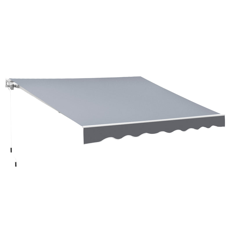 Outsunny  Retractable Awning  2.5m x 2m - Grey