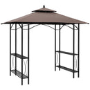 Outsunny 2.5x1.5m BBQ Tent Canopy Patio Outdoor Awning Gazebo Party Sun Shelter