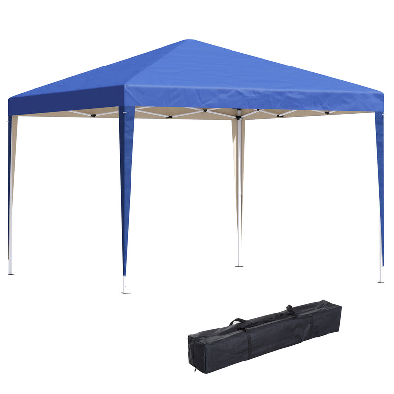 Outsunny   Pop Up Gazebo 3m x 3m -  Blue