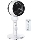 HOMCOM 28 Inch Height Adjustable Air Circulator Fan 70° Oscillating 9 Setting