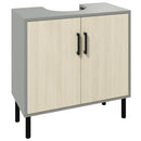 kleankin Bathroom Sink Cabinet, Under Sink Basin Storage Cupboard with Shelf