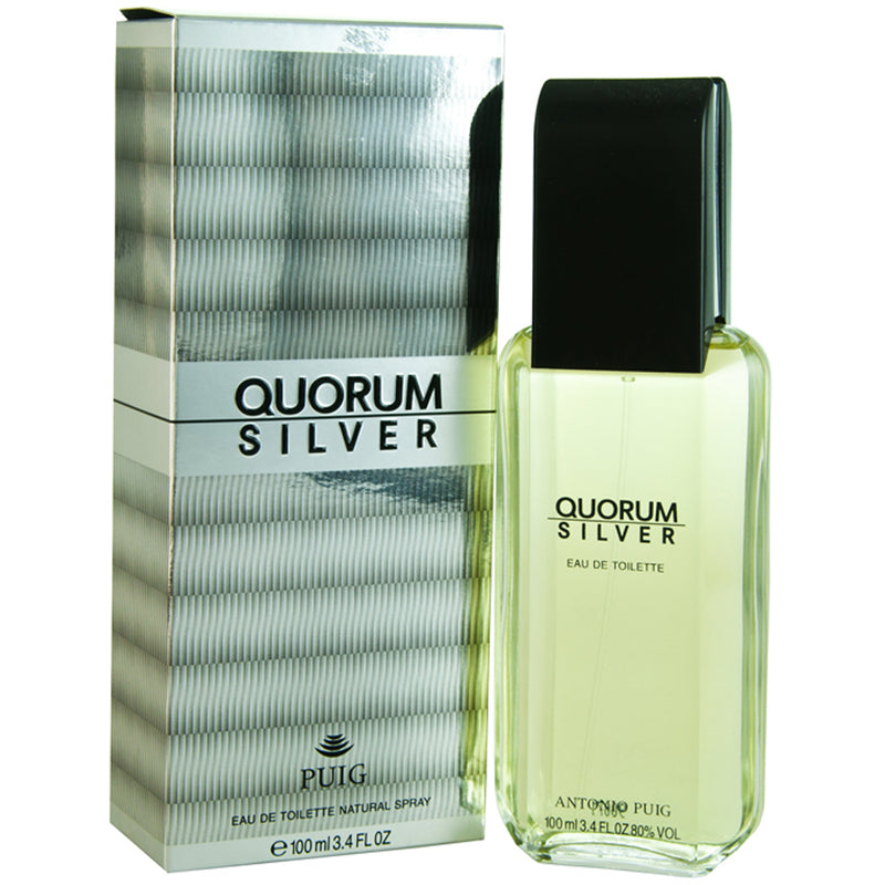 Puig Quorum Silver Eau de Toilette 100ml