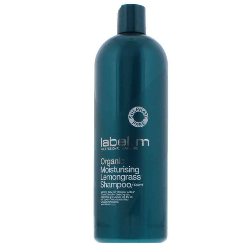 Label M Organic Moisturising Lemongrass Shampoo 1000ml