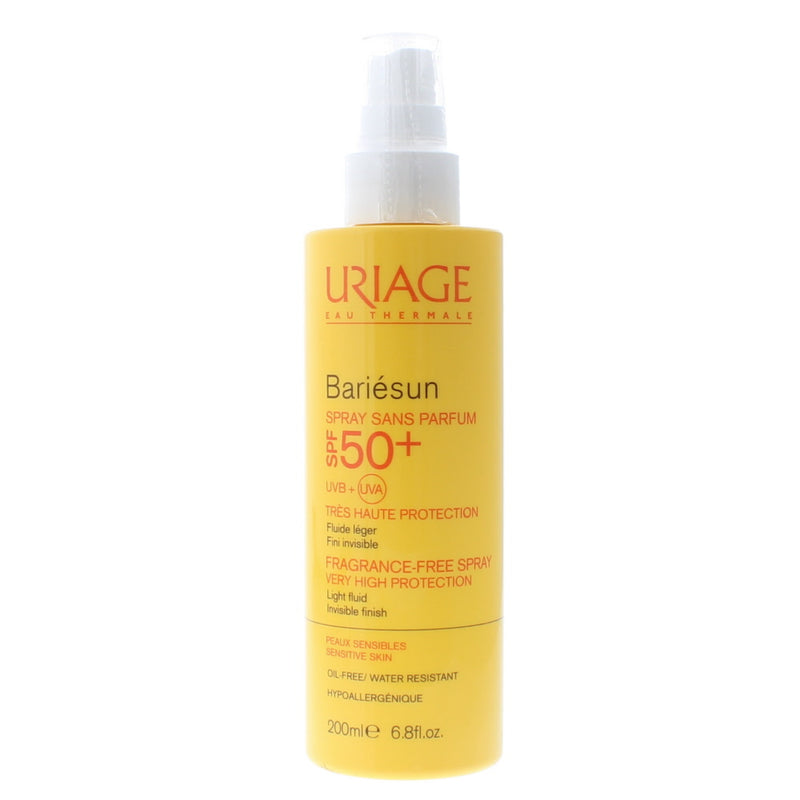 Uriage Bariésun Spf 50+ Very High Protection Fragrance-Free Spray 200ml