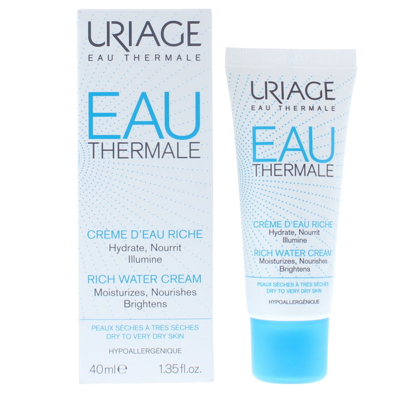 Uriage Eau Thermale Very Dry To Dry Skin Rich Cream 40ml