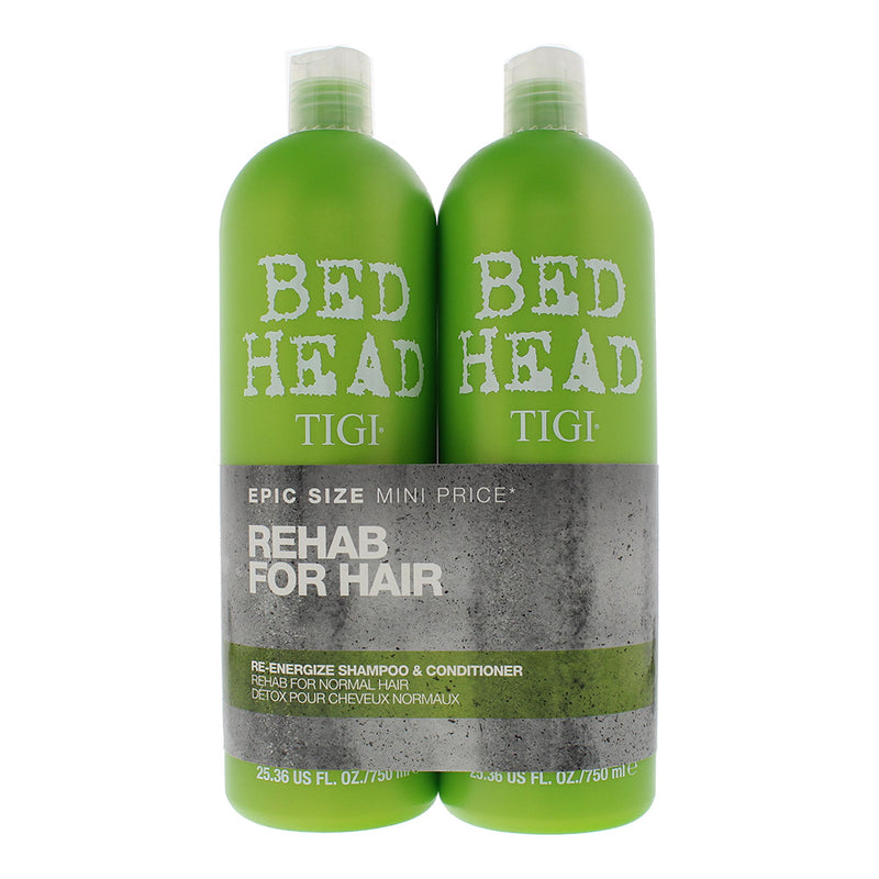 Tigi Bed Head Re-Energize Shampoo & Conditioner 750ml Duo Pack