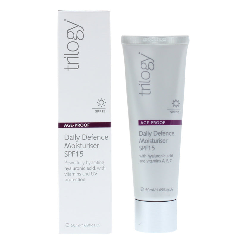Trilogy Age-Proof Daily Defence Spf15 Moisturiser 50ml