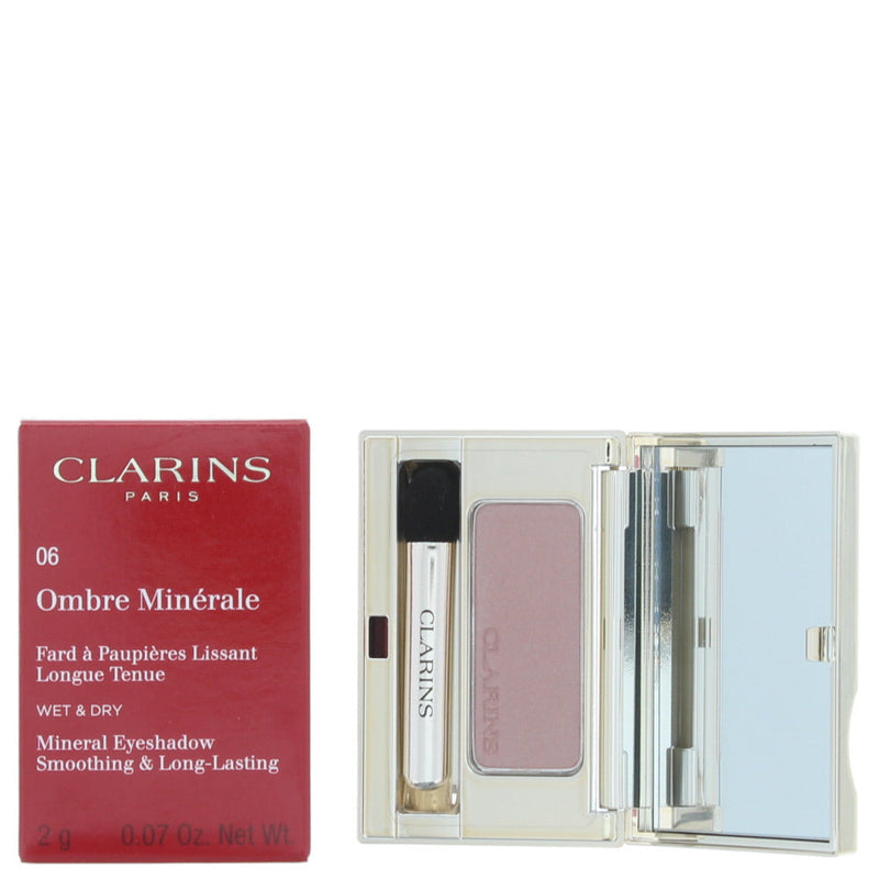 Clarins Ombre Minérale Smoothing  Long-Lasting 06 Tea Rose Eye Shadow 2g