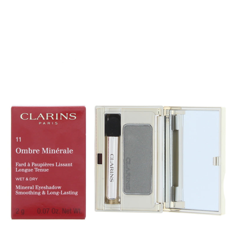 Clarins Ombre Minérale Smoothing & Long-Lasting 11 Silver Green Cosmetics 2g