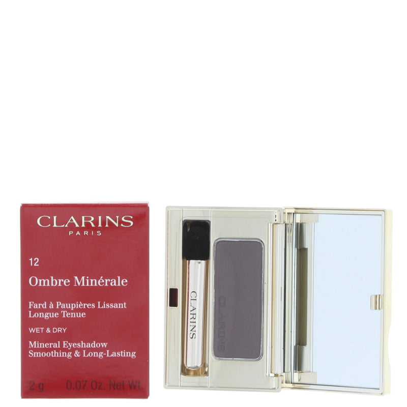 Clarins Ombre Minérale Smoothing  Long-Lasting 12 Aubergine Eye Shadow 2g