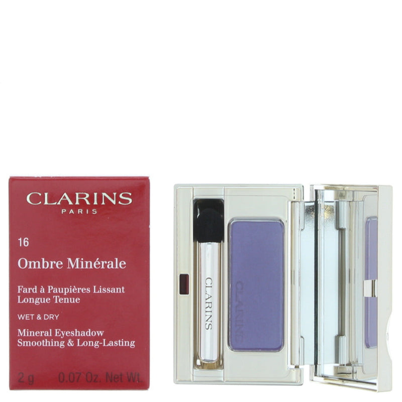 Clarins Ombre Minérale Smoothing  Long-Lasting 16 Vibrant Violet Eye Shadow 2g