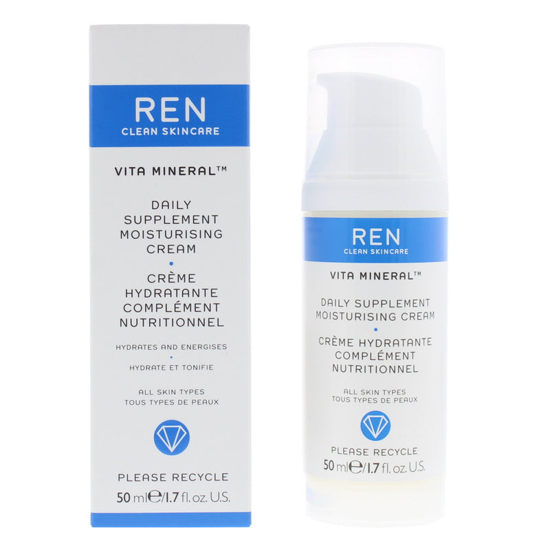 Ren Vita Mineral Daily Supplement Moisturising All Skin Types Cream 50ml