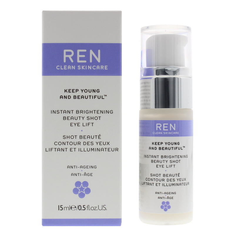 Ren Keep Young And Beautiful Instant Brightening Beauty Shot Eye Lift Eye Serum 15ml