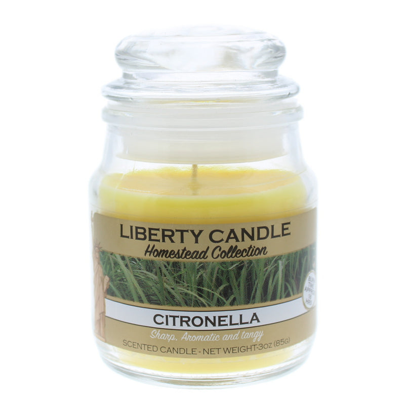 Liberty Candle Homestead Collection Citronella Candle 3oz