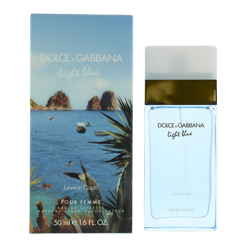 Dolce  Gabbana Light Blue Love In Capri Pour Femme Eau de Toilette 50ml