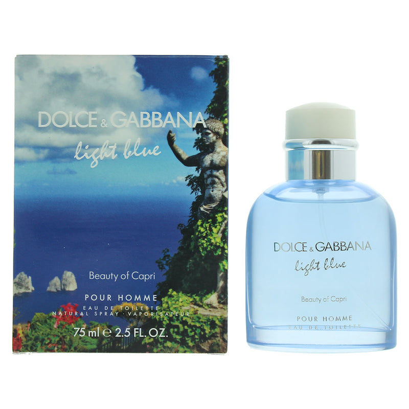 Dolce  Gabbana Light Blue Beauty Of Capri Pour Homme Eau de Toilette 75ml