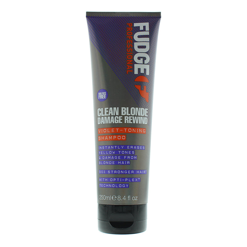 Fudge Clean Blonde Damage Rewind Violet-Toning Shampoo 250ml