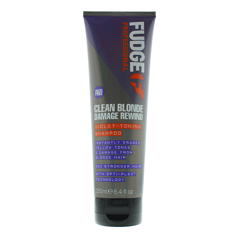 Fudge Clean Blonde Damage Rewind Violet-Toning Shampoo 250ml