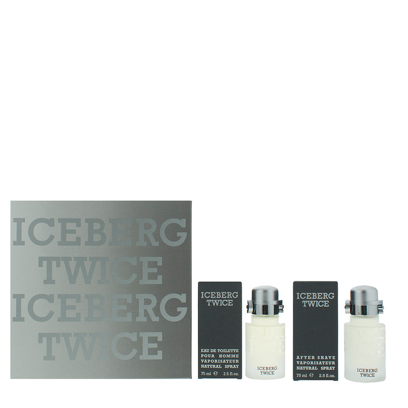 Iceberg Twice Eau de Toilette Gift Set : Eau de Toilette 75ml - Aftershave 75ml