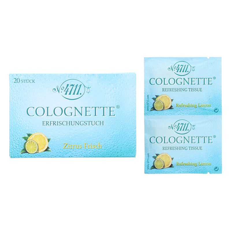 4711 Colognette Refreshing Lemon Tissues 20pcs