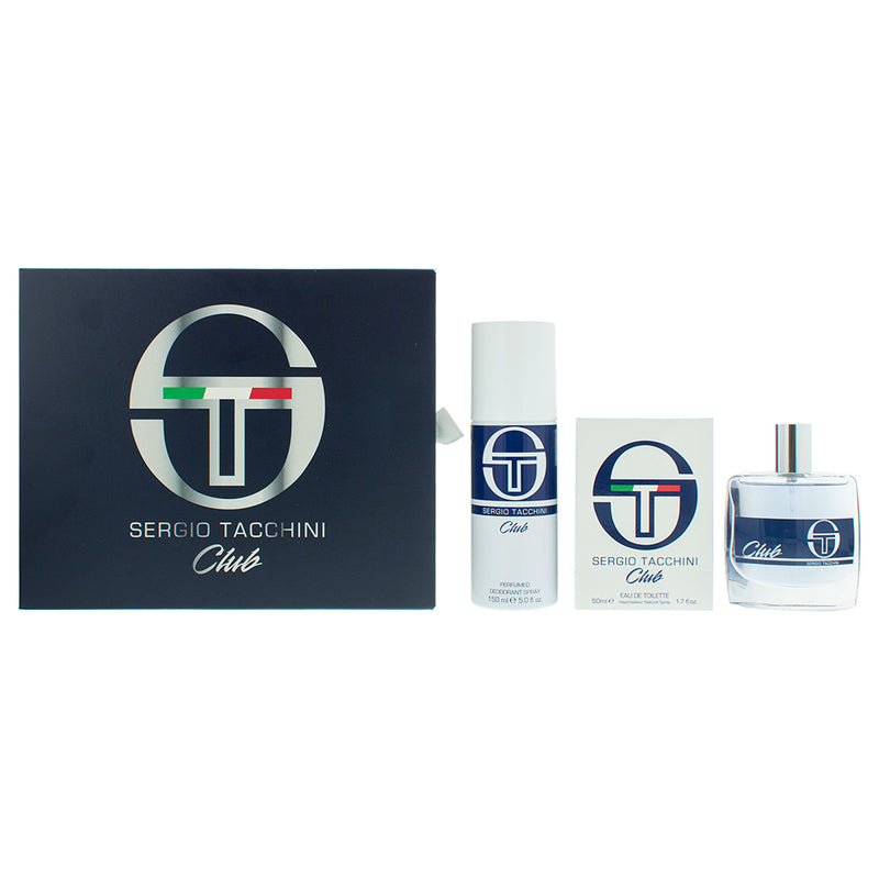 Sergio Tacchini Club Eau de Toilette 2 Pieces Gift Set