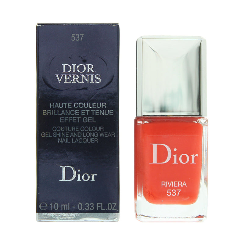 Dior Dior Vernis Couture Colour Gel Shine And Long Wear  537 Riviera Nail Polish 10ml