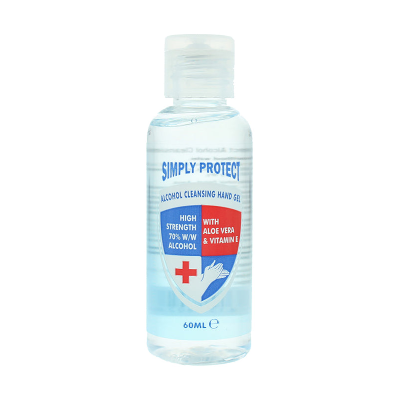 Simply Protect Alcohol Cleansing Hand Gel 60ml