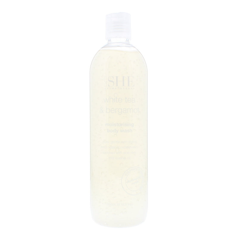 Om She White Tea  Bergamot Moisturising Body Wash 500ml