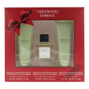 Vera Wang Embrace Green Tea & Pear Blossom 3 Piece Set : Eau De Toilette 30ml Shower Gel 75ml Body Lotion 75ml