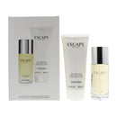 Calvin Klein Escape For Men 2 Piece Set - Eau De Toilette 100ml -  Aftershave Balm 200ml