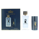 Dolce & Gabbana K Eau de Toilette 2 Piece Gift Set : Eau De Toilette 100ml - Deodorant Stick 75ml