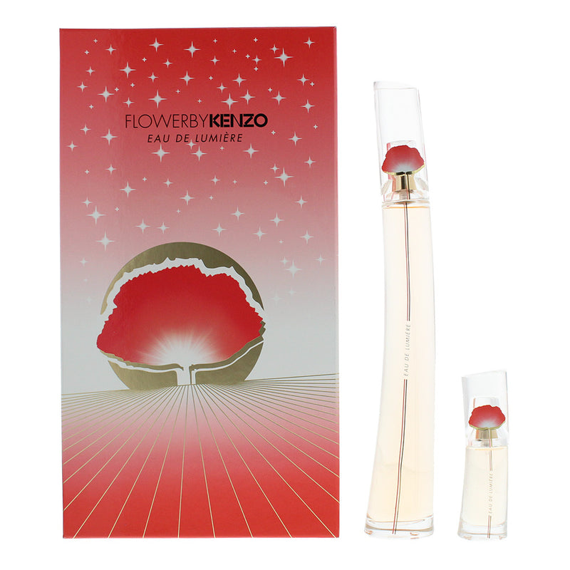 Kenzo Flower Eau De Lumiére Eau De Toilette 2 Piece Gift Set: Eau De Toilette 100ml - Eau De Toilette 15ml