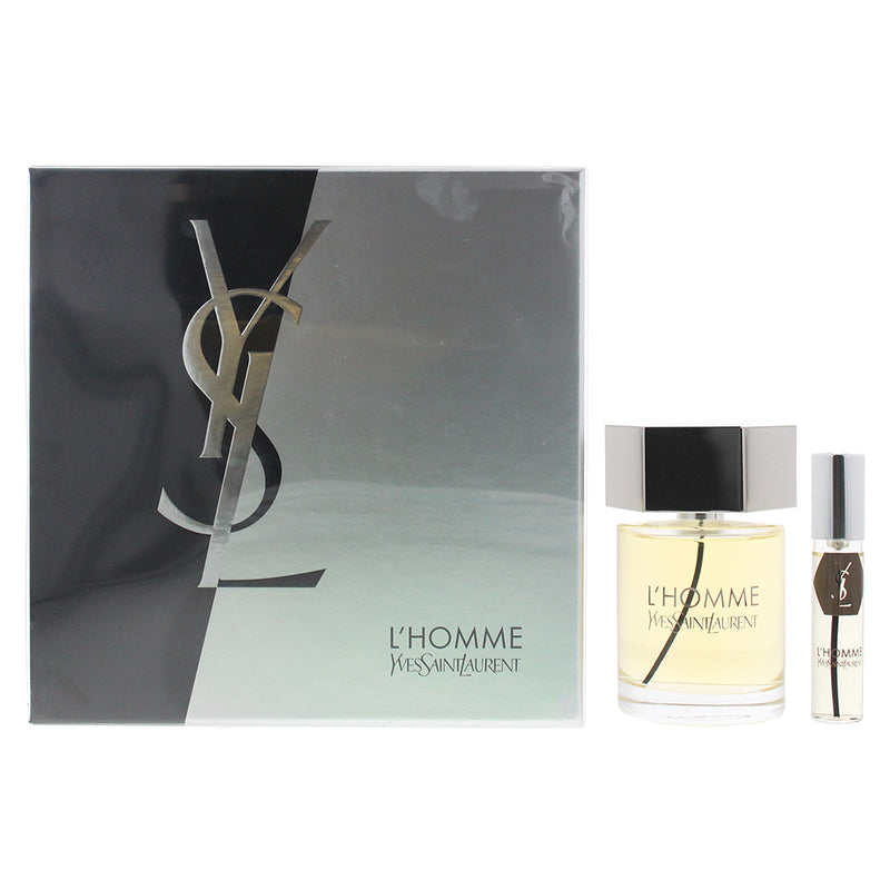 Yves Saint Laurent L'Homme 2 Piece Set - Eau De Toilette 100ml - Eau De Toilette 10ml