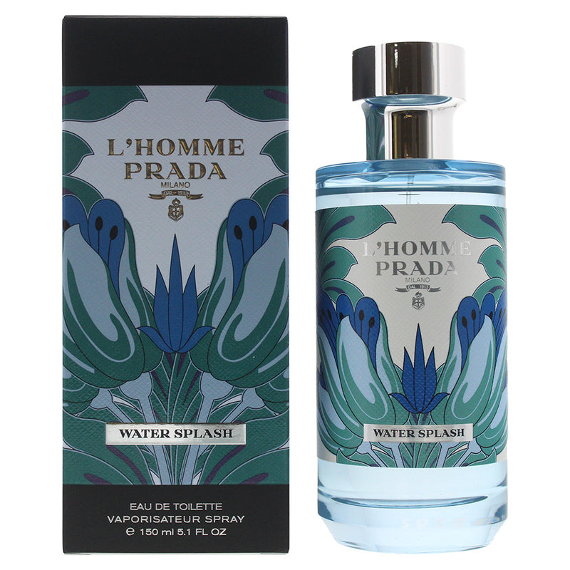 Prada L'homme Prada Water Splash Eau De Toilette 150ml