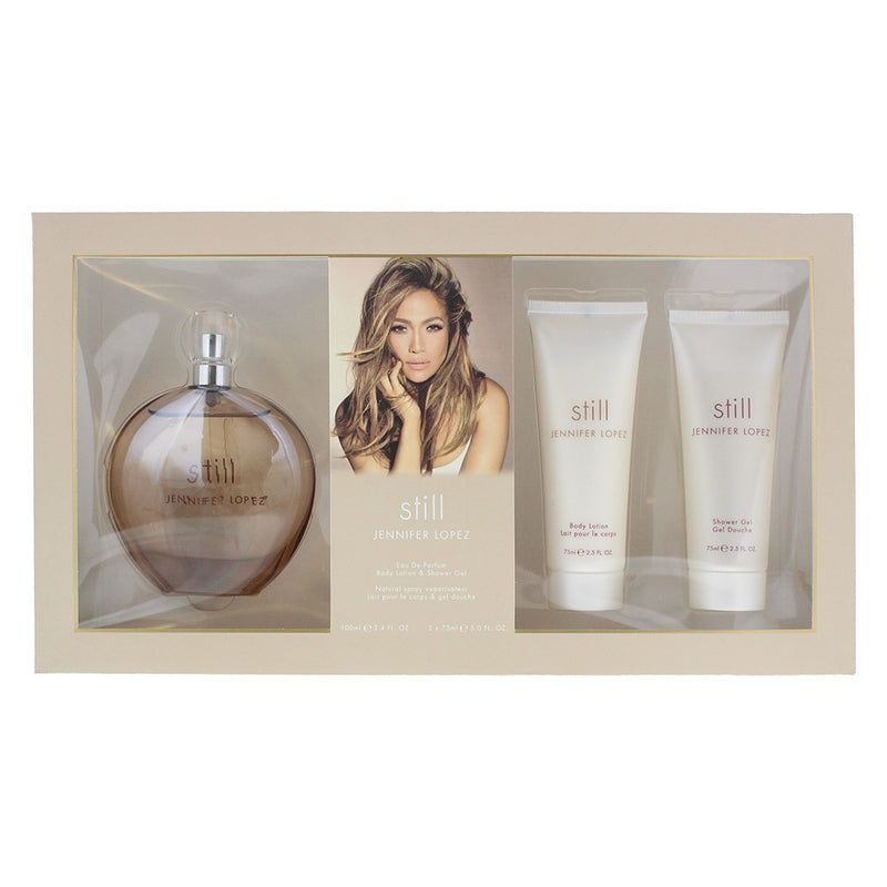 Jennifer Lopez Still 3 Piece Gift Set: Eau De Parfum 100ml - Shower Gel 75ml - Body Lotion 75ml