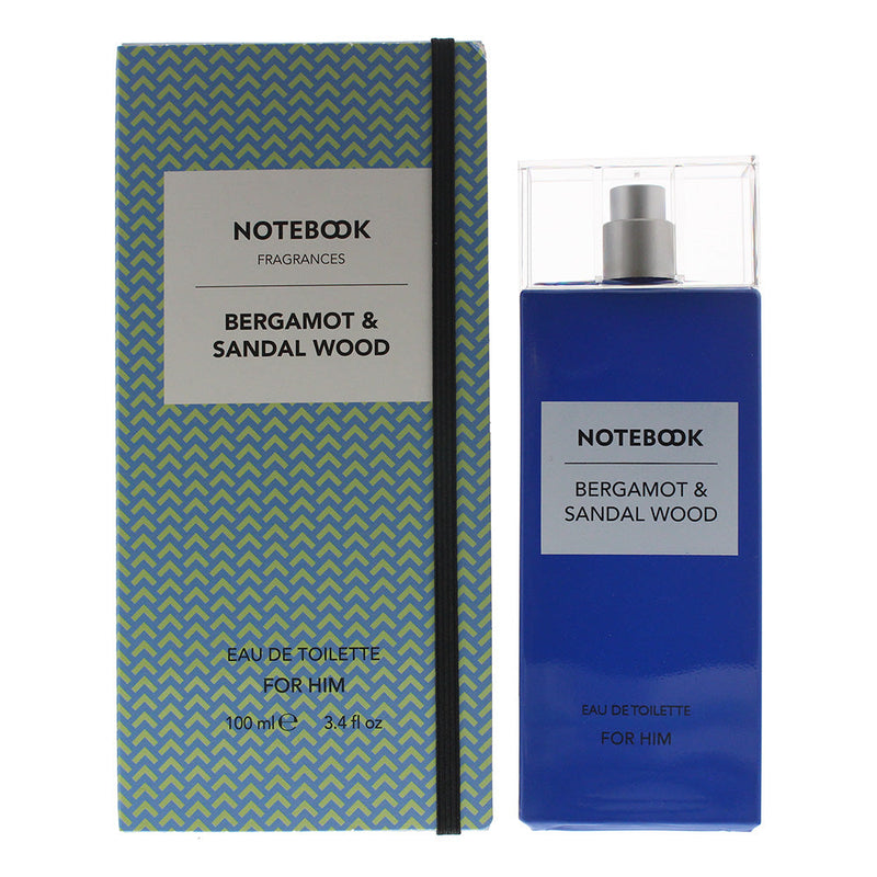 Aquolina Notebook Bergamot  Sandalwood Eau De Toilette 100ml