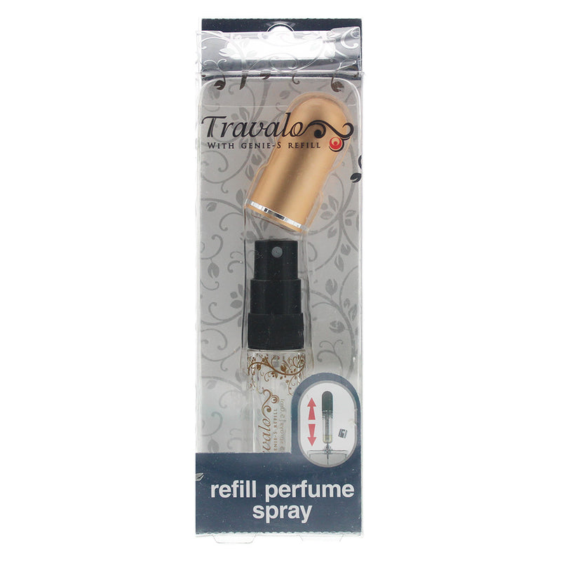 Travalo Pure Essentials Gold Refillable Perfume Spray Bottle 5ml