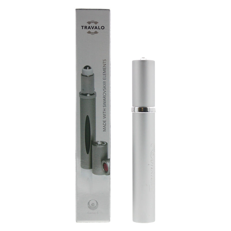 Travalo Touch Swarovski Silver Refillable Perfume Rollerball