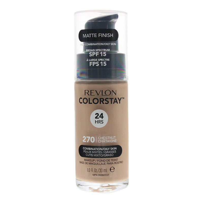 Revlon Colorstay Makeup Combination/Oily Skin Spf 15 270 Chestnut Foundation 30ml