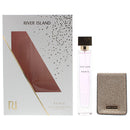 River Island Paris 2 Piece Gift Set: Eau De Toilette 75ml -  Compact Mirror