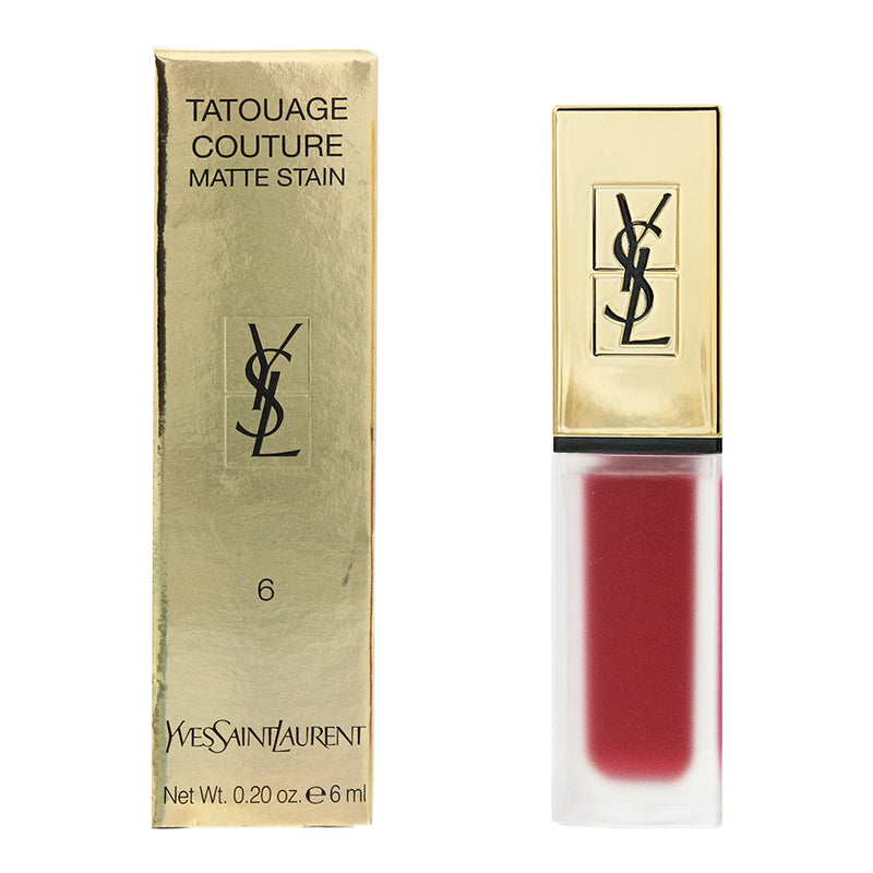 Yves Saint Laurent Tatouage Couture N6 Fuchsia Mark Liquid Lipstick 6ml