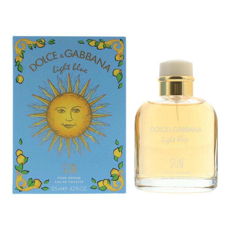 Dolce  Gabbana Light Blue Sun Pour Homme Eau De Toilette 125ml