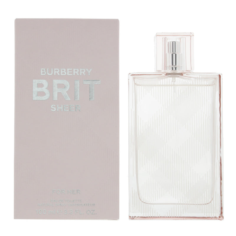 Burberry Brit Sheer Eau De Toilette 100ml For Her