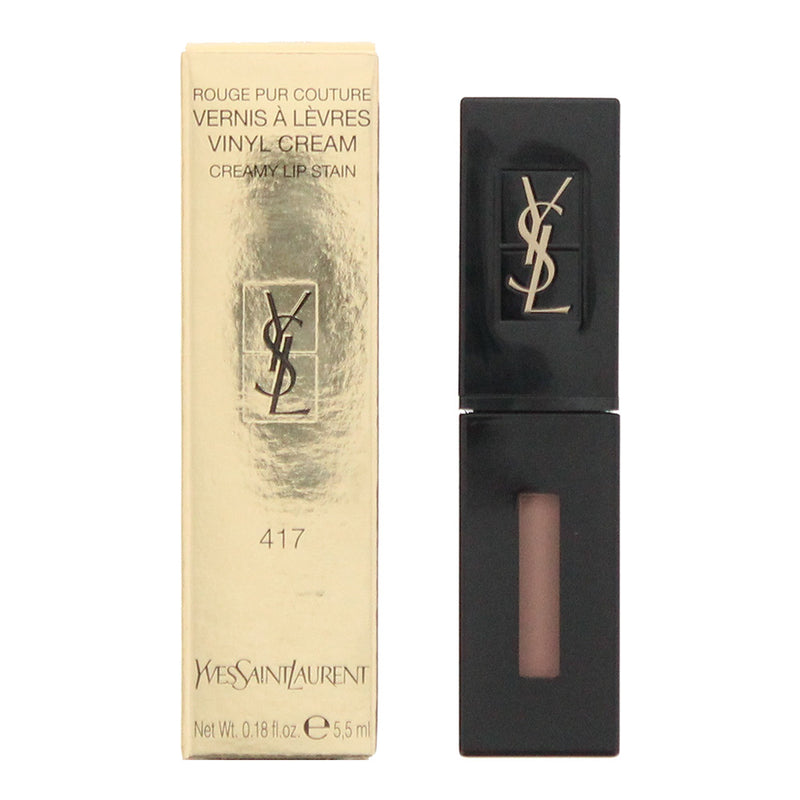 Yves Saint Laurent Couture Vinyl Cream 417 Beige Bounce Lip Stain 5.5m
