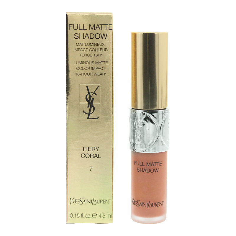 Yves Saint Laurent Full Matte Fiery Coral 7 Eyeshadow 4.5ml